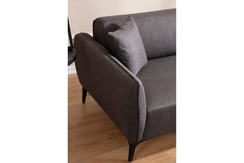 Rossland Divansofa 3-seters - Mørkegrå - Møbler - Sofaer - Sofa med sjeselong - 3 seters sofa med divan