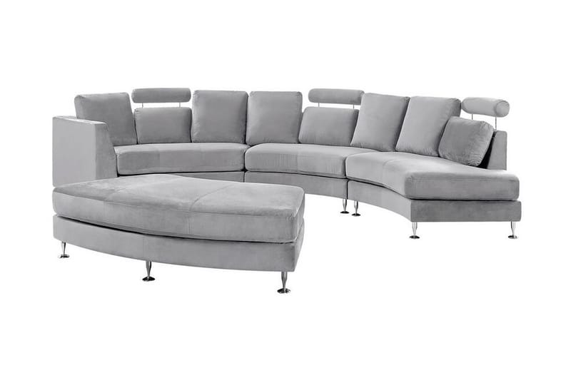 Rotunde 7-seters Divansofa - Sofa med sjeselong