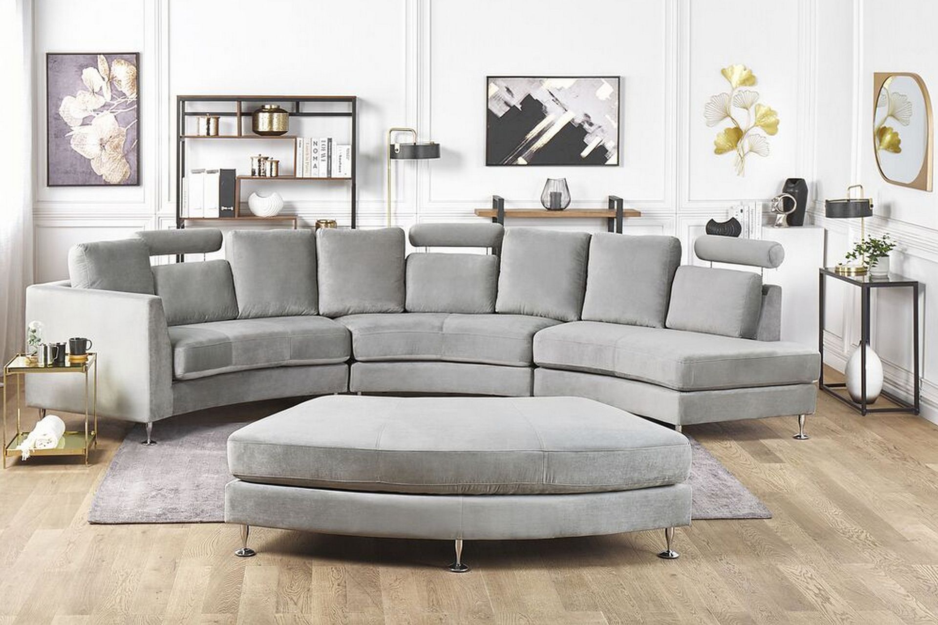 Rotunde 7-seters Divansofa - Møbler - Sofaer - Sofa med sjeselong