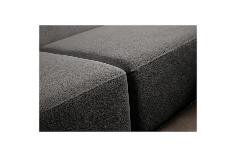 Rynvar Sofa med sjeselong 4-seter - Antrasitt - Møbler - Sofaer - Modulsofaer - Komplett modulsofa