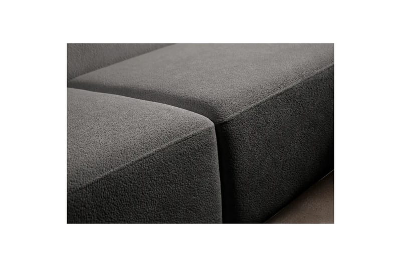 Rynvar Sofa med sjeselong 4-seter - Antrasitt - Møbler - Sofaer - Sofa med sjeselong