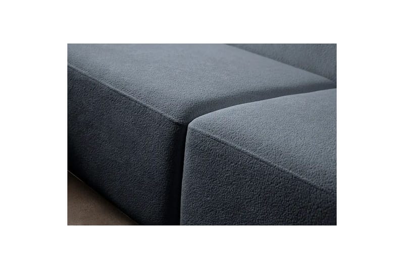 Rynvar Sofa med sjeselong 4-seter - Blå - Møbler - Sofaer - Sofa med sjeselong