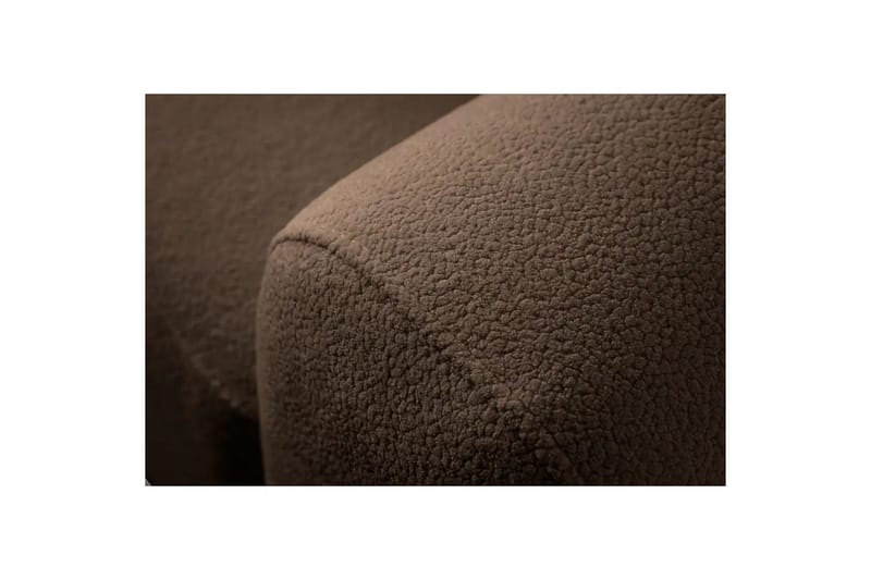 Rynvar Sofa med sjeselong 4-seter - Brun - Møbler - Sofaer - Sofa med sjeselong