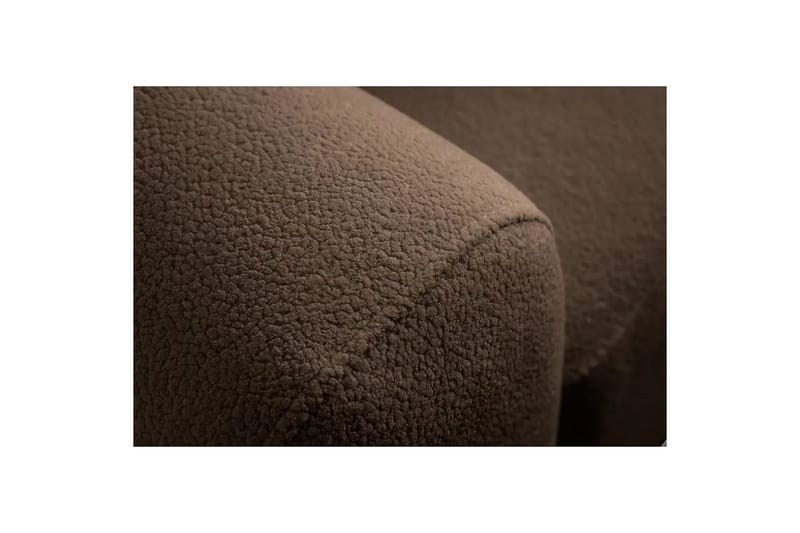 Rynvar Sofa med sjeselong 4-seter - Brun - Møbler - Sofaer - Sofa med sjeselong
