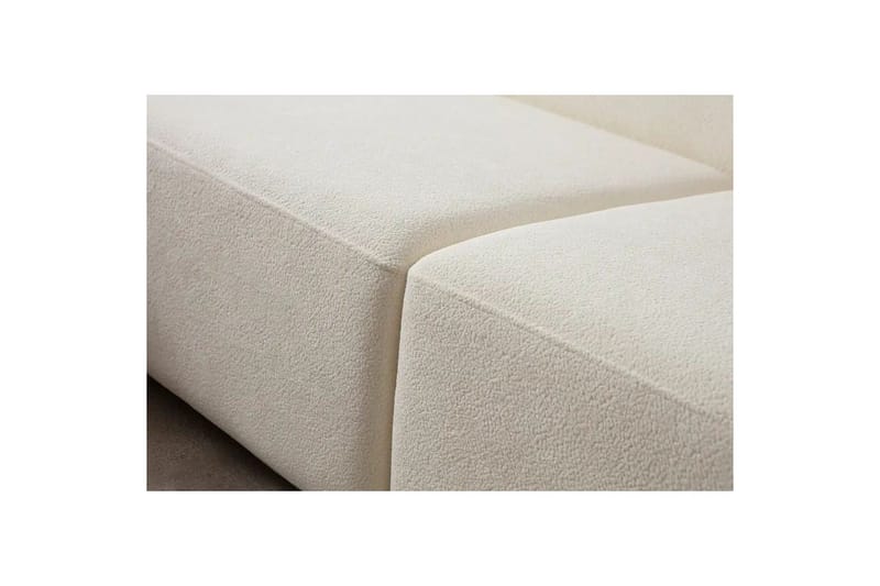 Rynvar Sofa med sjeselong 4-seter - Hvit - Møbler - Sofaer - Modulsofaer - Komplett modulsofa