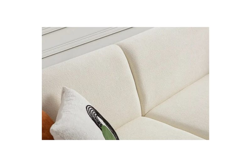 Rynvar Sofa med sjeselong 4-seter - Hvit - Møbler - Sofaer - Sofa med sjeselong