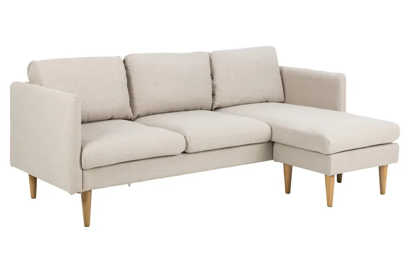 Sanat 3-seters Sofa med Divan, Beige