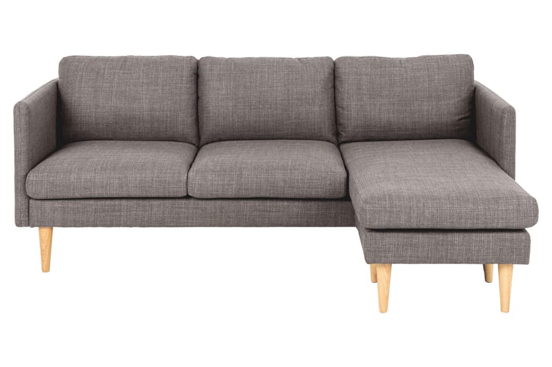 Sanat 3-seters Sofa med Divan - Brun - Sofa med sjeselong - 3 seters sofa med divan