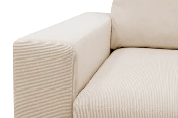 Scandi Dyp 4-seters sofa med sjeselong høyre i Kordfløyel - Beige - Møbler - Sofaer - Sofa med sjeselong