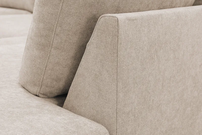 Scandi Dyp 4-seters sofa med sjeselong høyre i stoff - Møbler - Sofaer - Sofa med sjeselong