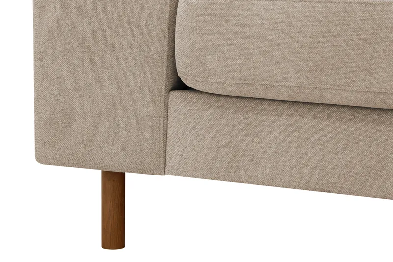Scandi Dyp 4-seters sofa med sjeselong høyre i stoff - Møbler - Sofaer - Sofa med sjeselong