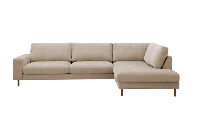 Scandi Dyp 4-seters sofa med sjeselong høyre i stoff, undefined