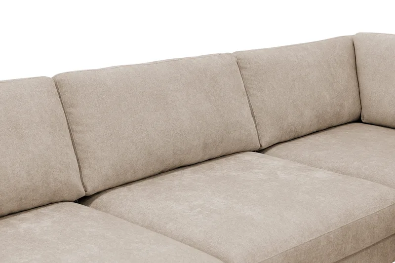 Scandi Dyp 4-seters sofa med sjeselong høyre i stoff - Møbler - Sofaer - Sofa med sjeselong