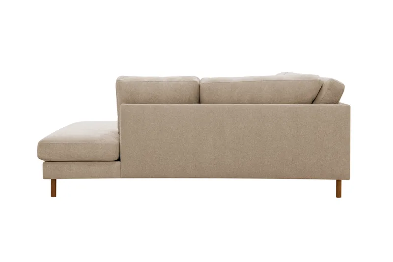 Scandi Dyp 4-seters sofa med sjeselong høyre i stoff - Møbler - Sofaer - Sofa med sjeselong