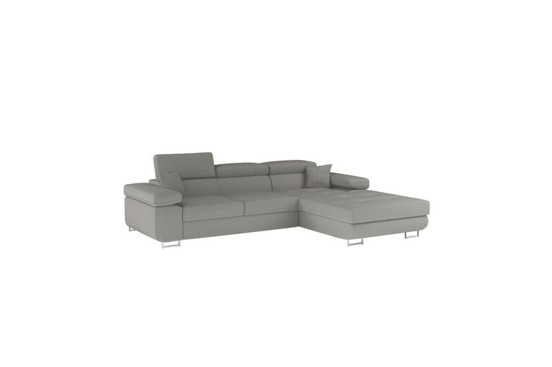 Seksjon Eltap Armando 289x85x203 cm - Jarell 03, Lys Grå, Høyre - Møbler - Sofaer - Sofa med sjeselong