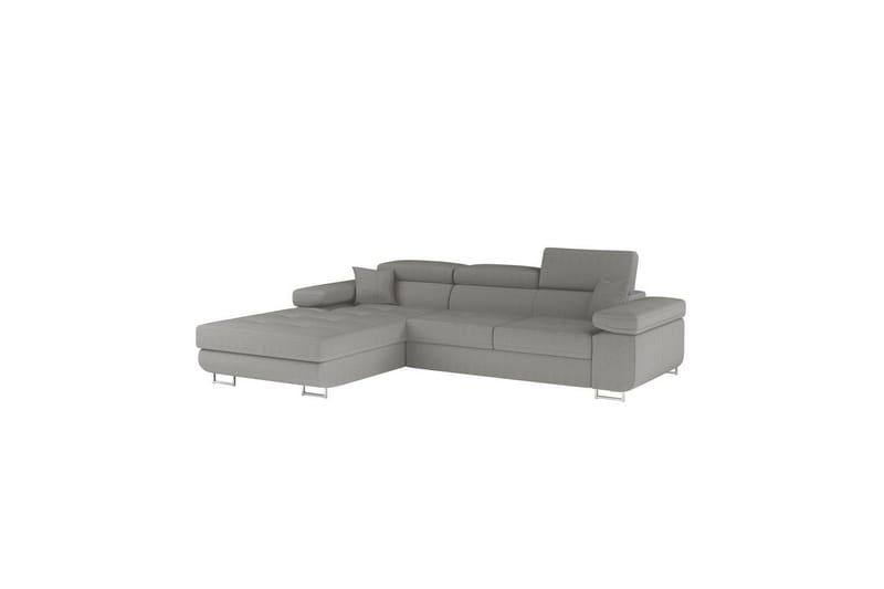 Seksjon Eltap Armando 289x85x203 cm - Jarell 03, Lys Grå, Venstre - Møbler - Sofaer - Sofa med sjeselong