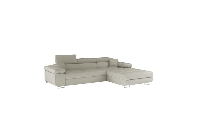 Seksjon Eltap Armando 289x85x203 cm - Jarell 18, Lys Beige, Høyre - Møbler - Sofaer - Sofa med sjeselong