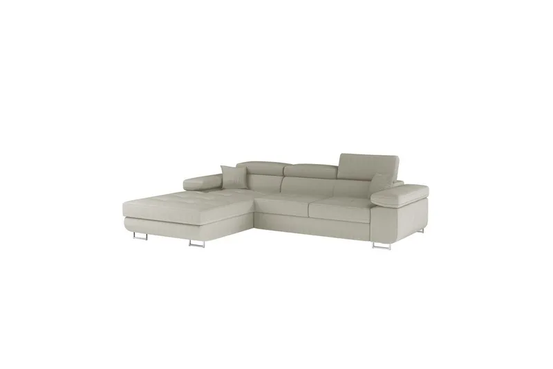 Seksjon Eltap Armando 289x85x203 cm - Jarell 18, Lys Beige, Venstre - Møbler - Sofaer - Sofa med sjeselong