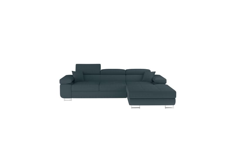 Seksjon Eltap Armando 289x85x203 cm - Jarell 38, Blå, Høyre - Møbler - Sofaer - Sofa med sjeselong
