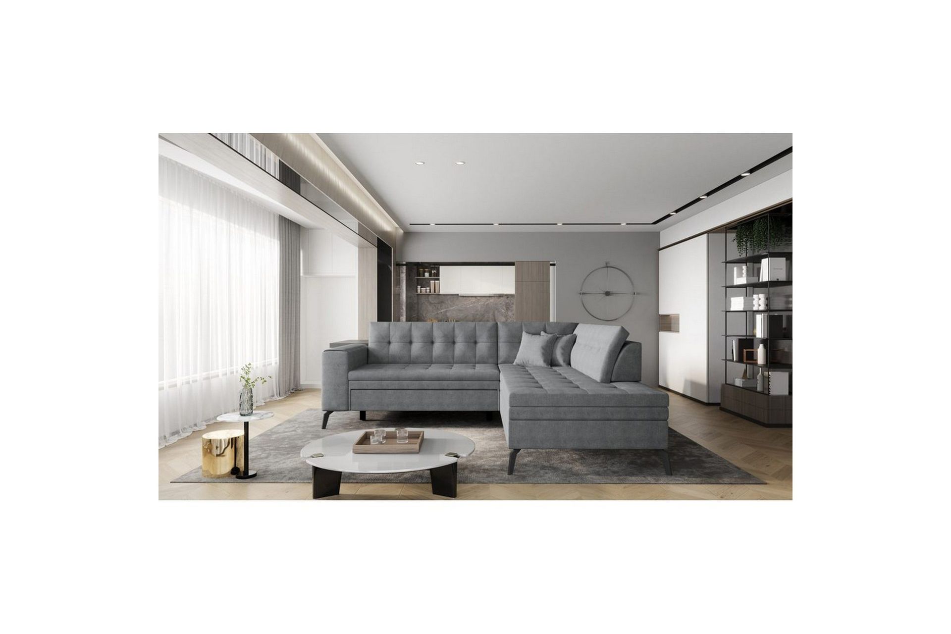 Seksjon Eltap Lanvin 260x210x93 cm - Gojo 5, Høyre