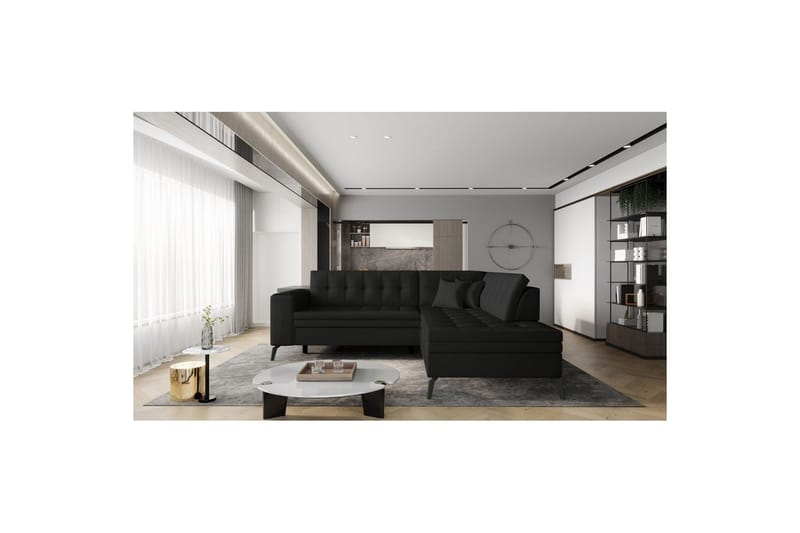 Seksjon Eltap Lanvin 260x210x93 cm - Softis 11, Høyre - Møbler - Sofaer - Sofa med sjeselong