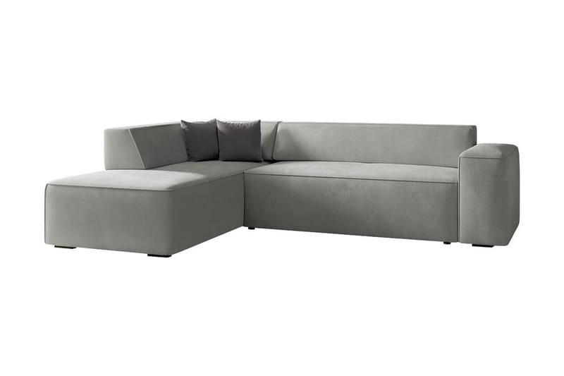 Slucajno 6-seters Sofa Høyre - Lysegrå - Møbler - Sofaer - Sofa med sjeselong