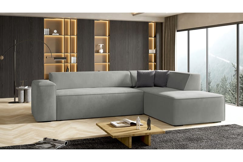 Slucajno 6-seters Sofa Venstre - Lysegrå - Møbler - Sofaer - Sofa med sjeselong