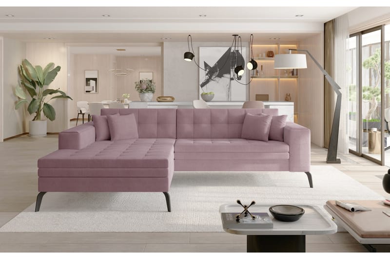 Solangis Divansofa Venstre, Lyserosa