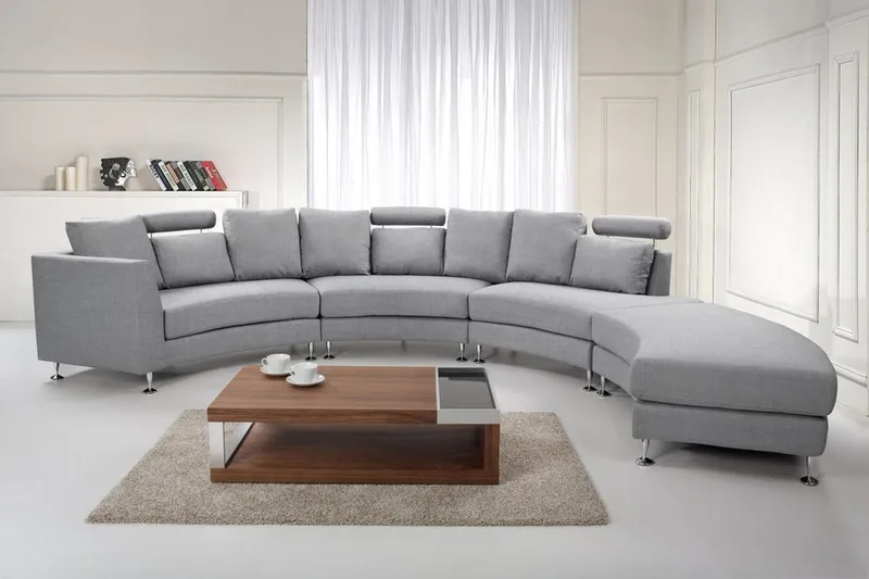 Sovesofa 448 cm - Grå - Møbler - Sofaer