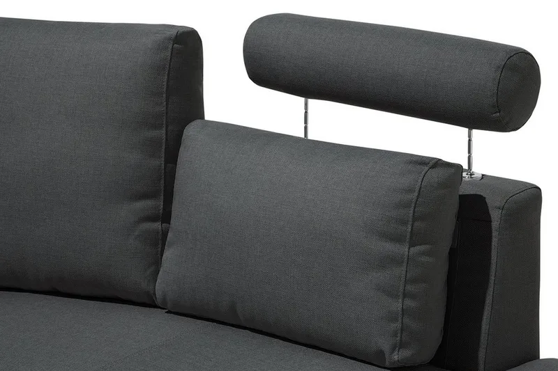 Sovesofa 448 cm - Grå - Møbler - Sofaer