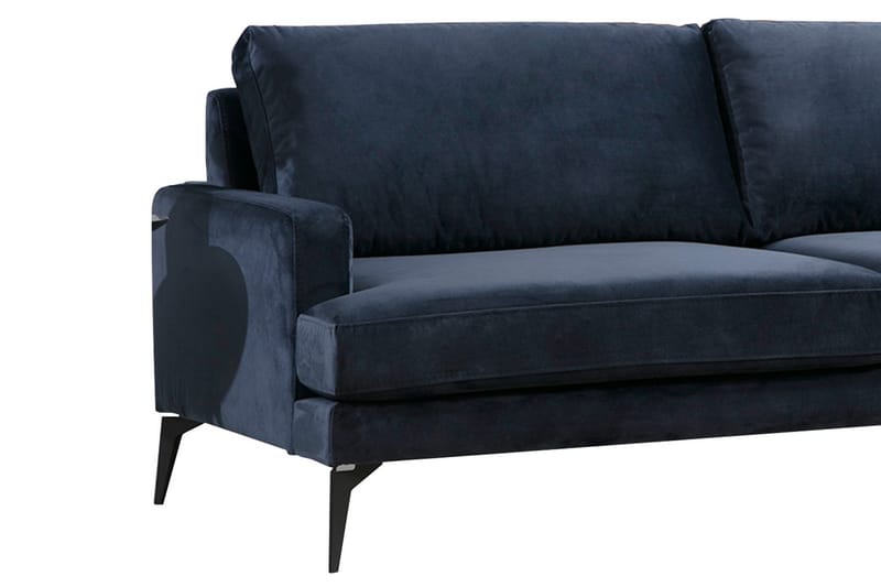 Stacker Hjørnesofa med Divan Høyre - Blå - Møbler - Sofaer - Sofa med sjeselong