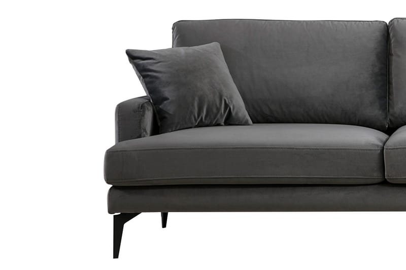 Stacker Hjørnesofa med Divan Høyre - Svart - Sofa med sjeselong