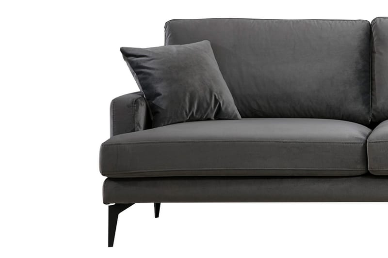 Stacker Hjørnesofa med Divan Høyre - Svart - Møbler - Sofaer - Sofa med sjeselong