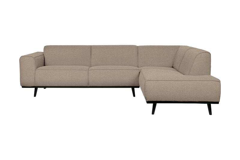 Statement Hjørnesofa Høyre - Beige - Møbler - Sofaer - Sofa med sjeselong
