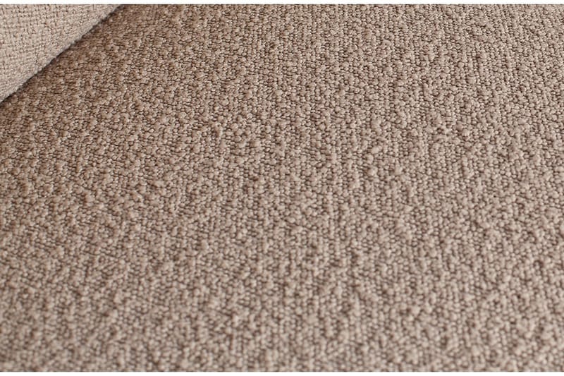 Statement Hjørnesofa Venstre - Beige Bouclé - Sofa med sjeselong