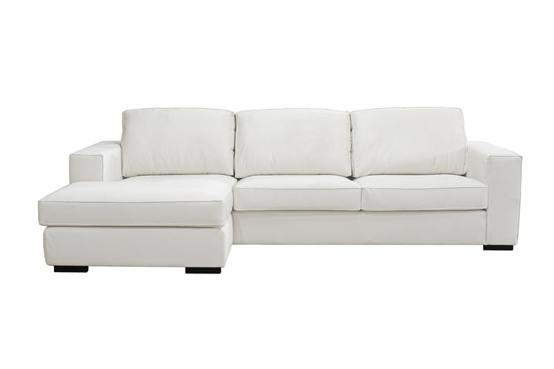 Steinland Divansoffa Venstre - Hvit - Møbler - Sofaer - Sofa med sjeselong