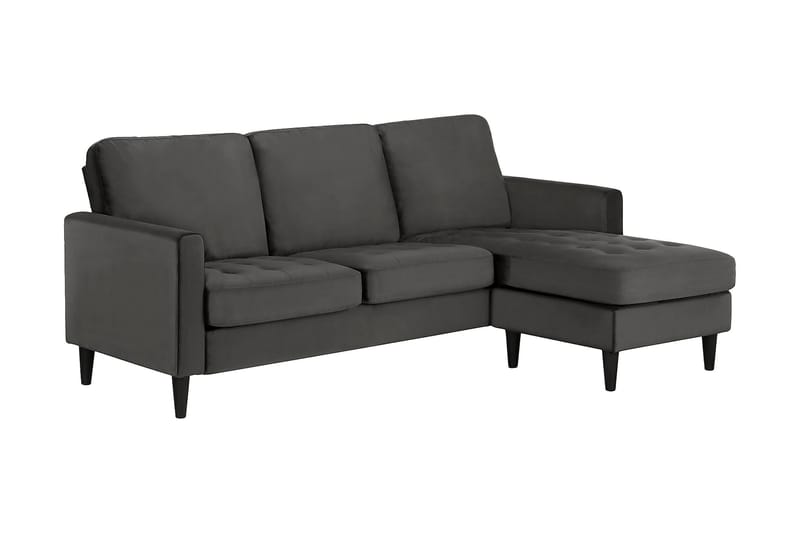 Strummer Divansovesofa Grå - CosmoLiving - Sofa med sjeselong - 3 seters sofa med divan