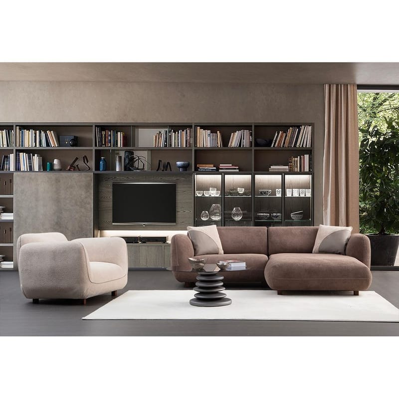 Talrosen 3-seters sofa med Sjeselong - Brun - Møbler - Sofaer - Sofa med sjeselong