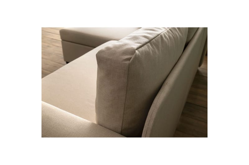 Tareen Sofa med Divan 3-seter - Beige - Møbler - Sofaer - Sofa med sjeselong