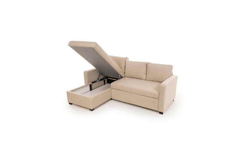 Tareen Sofa med Divan 3-seter - Beige - Møbler - Sofaer - Sofa med sjeselong
