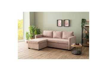 Tareen Sofa med Divan 3-seter - Brun - Møbler - Sofaer - Sovesofaer - Sovesofa divan