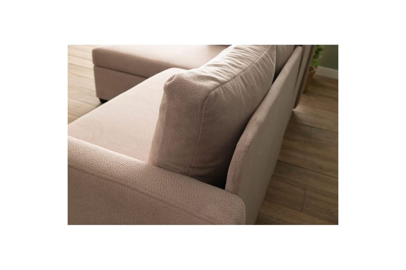 Tareen Sofa med Divan 3-seter - Brun - Møbler - Sofaer - Sofa med sjeselong