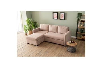 Tareen Sofa med Divan 3-seter - Brun - Møbler - Sofaer - Sovesofaer - Sovesofa divan