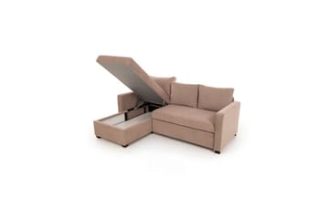 Tareen Sofa med Divan 3-seter - Brun - Møbler - Sofaer - Sovesofaer - Sovesofa divan