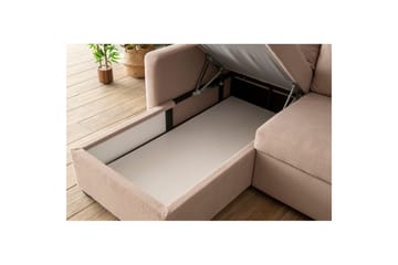 Tareen Sofa med Divan 3-seter - Brun - Møbler - Sofaer - Sovesofaer - Sovesofa divan