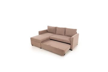 Tareen Sofa med Divan 3-seter - Brun - Møbler - Sofaer - Sovesofaer - Sovesofa divan