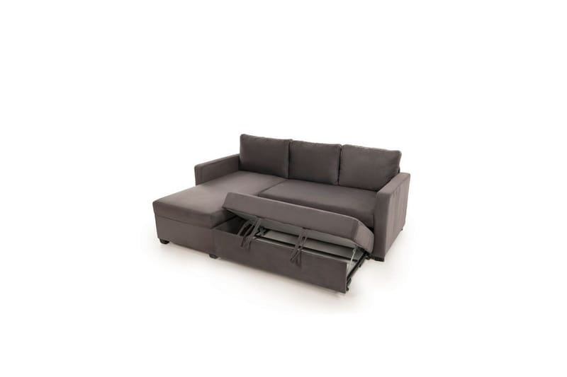 Tareen Sofa med Divan 3-seter - Grå - Møbler - Sofaer - Sofa med sjeselong