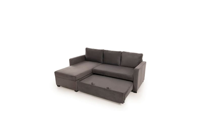 Tareen Sofa med Divan 3-seter - Grå - Møbler - Sofaer - Sofa med sjeselong