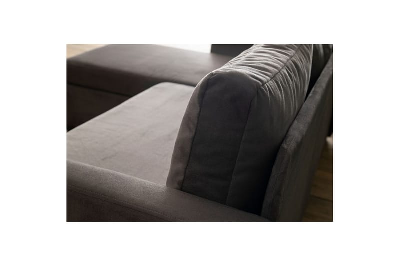 Tareen Sofa med Divan 3-seter - Grå - Møbler - Sofaer - Sofa med sjeselong