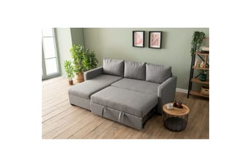 Tareen Sofa med Divan 3-seter - Lysegrå - Møbler - Sofaer - Sovesofaer - Sovesofa divan